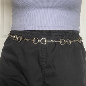 horsebit chain belt